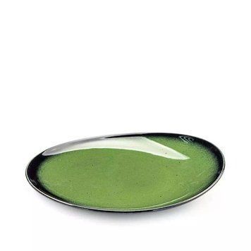 Тарілка мілка Ariane Vital Coupe elevated 21 см splash edge green  AVCARN224111021 фото