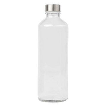 Бутылка стеклянная для воды 1000 мл WATER PLAIN Uniglass 72600C02  фото